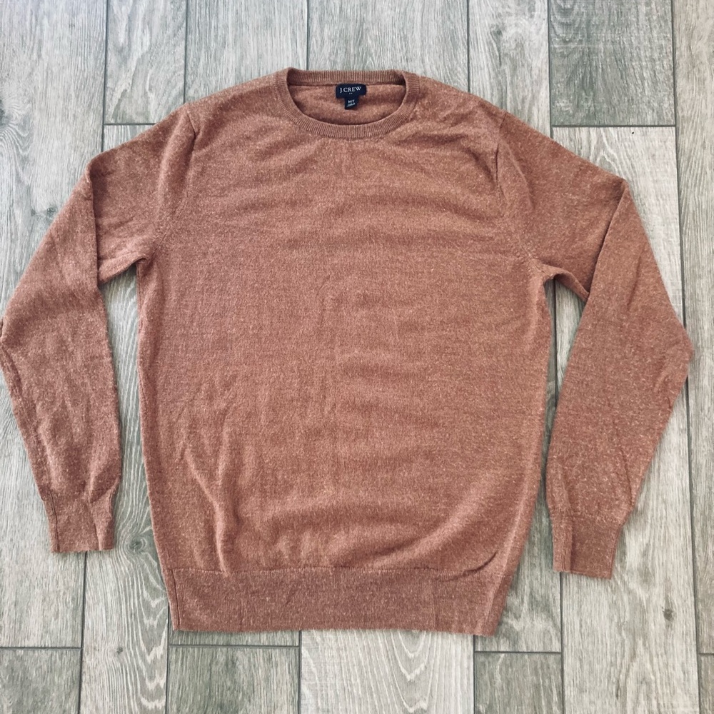 J. Crew Men's Tan Crewneck Sweater